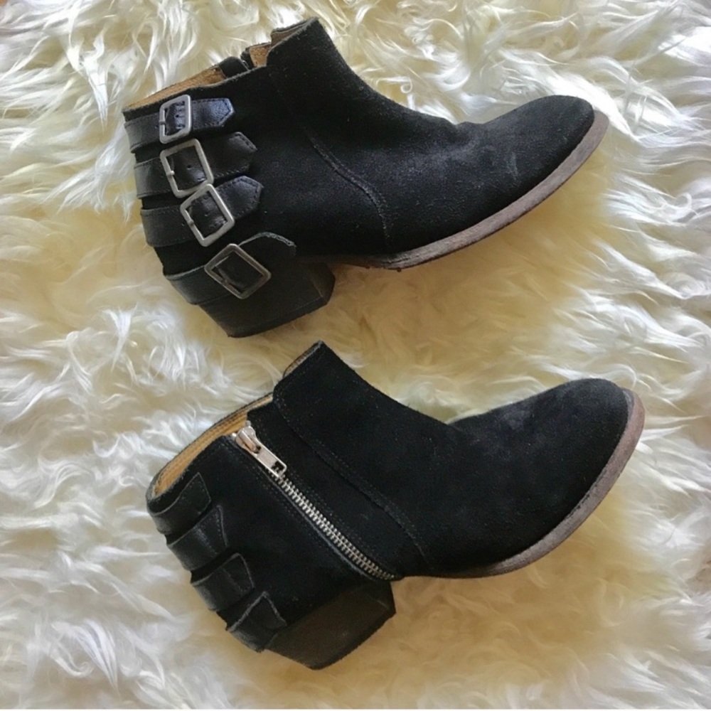 H by Hudson | “Encke” suede black boots | 38